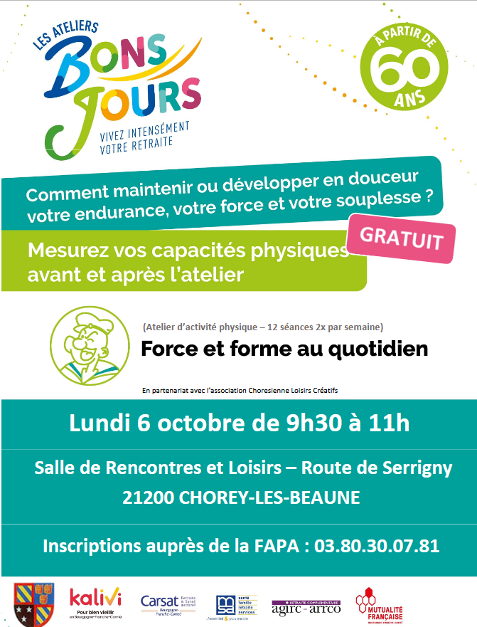 Affiche atelier Chorey